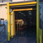 loading dock yellow bars
